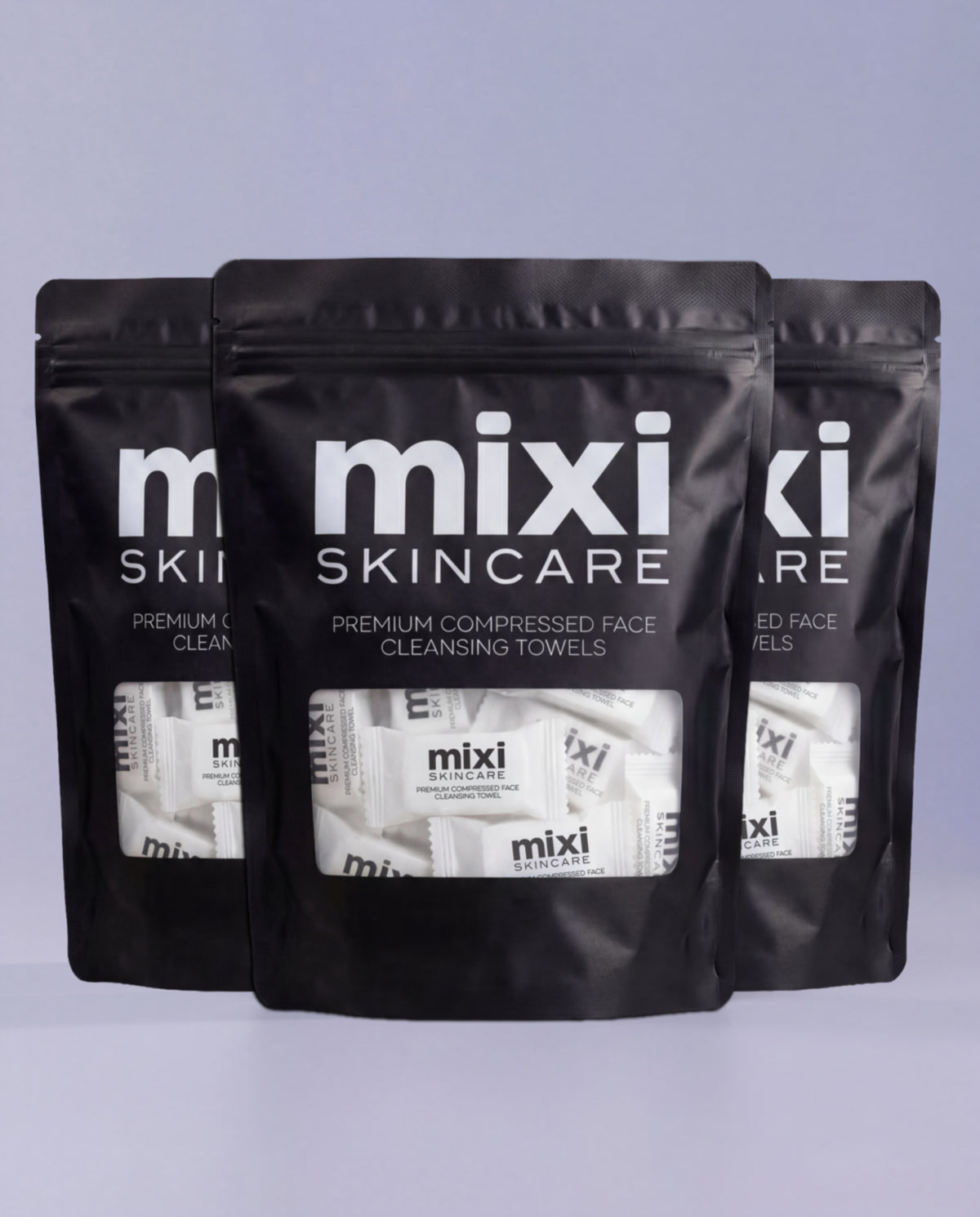 MIXMAXELL スキンケアラインナップ MIXI PREMIUM COMPRESSED TOWELS